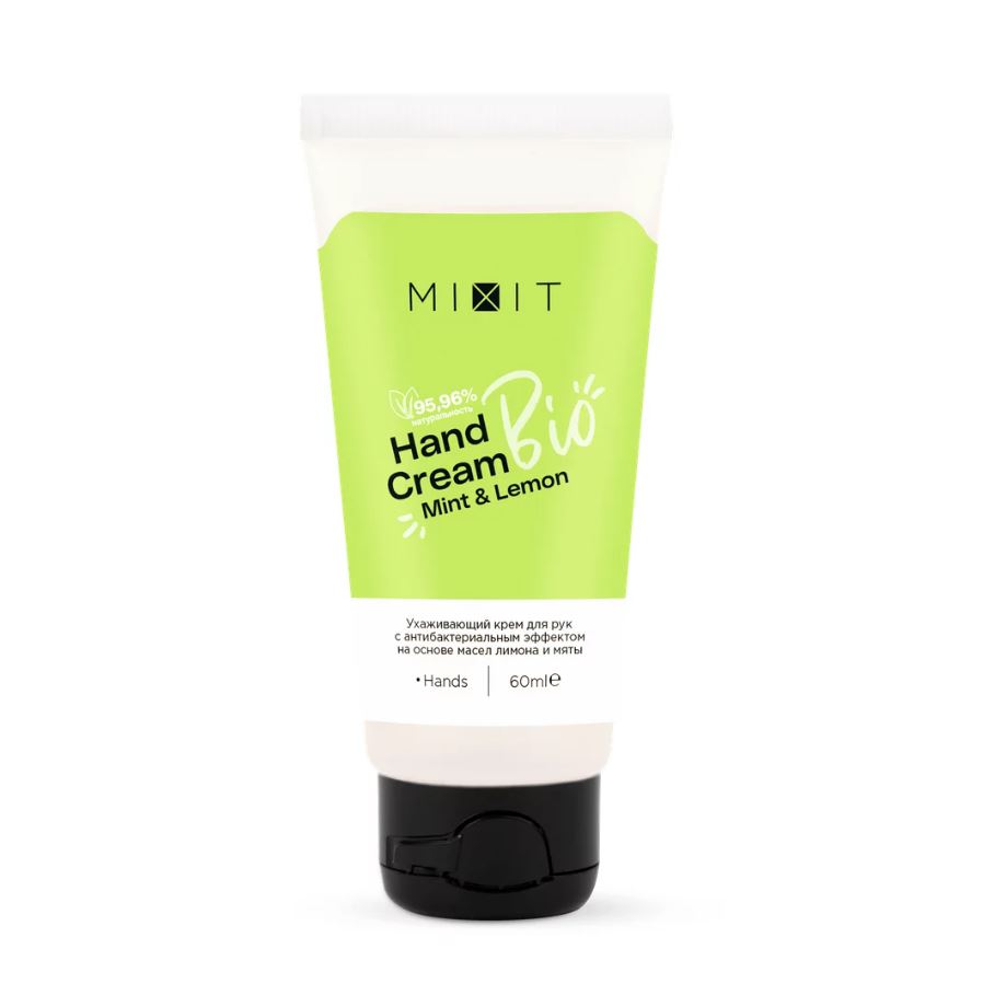 

Крем для рук Bio Hand Cream Mint&Lemon с антисептическим действием, Bio Hand Cream Mint&Lemon