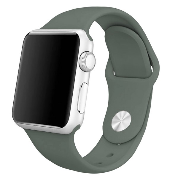 Ремешок Krutoff Silicone для Apple Watch 38/40mm (dark olive)