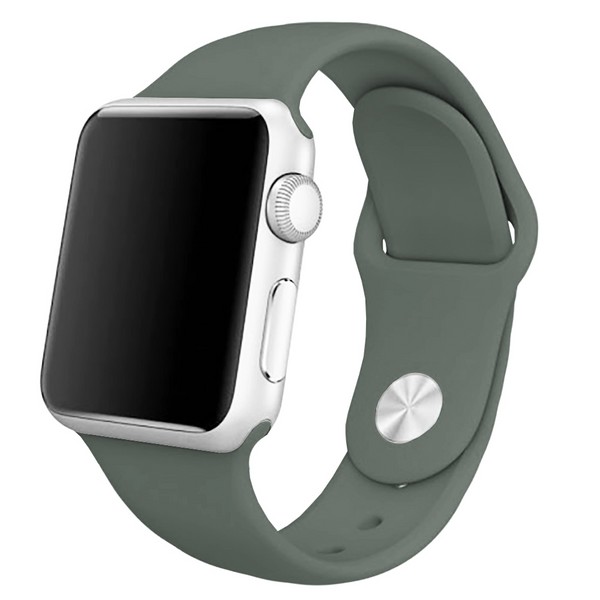 Ремешок Krutoff Silicone для Apple Watch 42/44mm (dark olive)