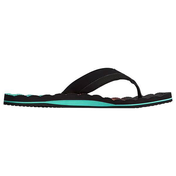 фото Вьетнамки мужские billabong dunes fade aqua s5ff14-bip0 черные 8 us