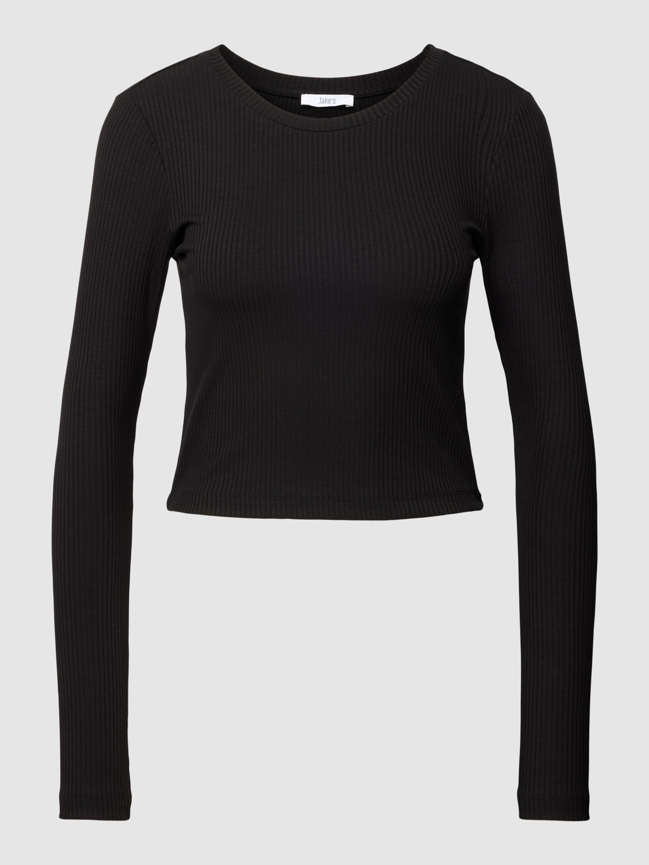 

Лонгслив женский Jake's Casual 1832136 черный 2XL, 1832136