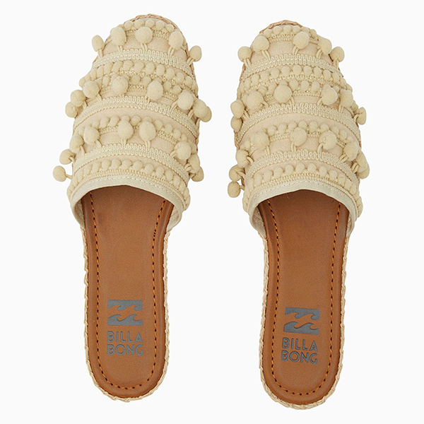 

Мюли женские Billabong Pommy Natural S9FF08-BIP0 бежевые 6.5 US, Pommy Natural S9FF08-BIP0