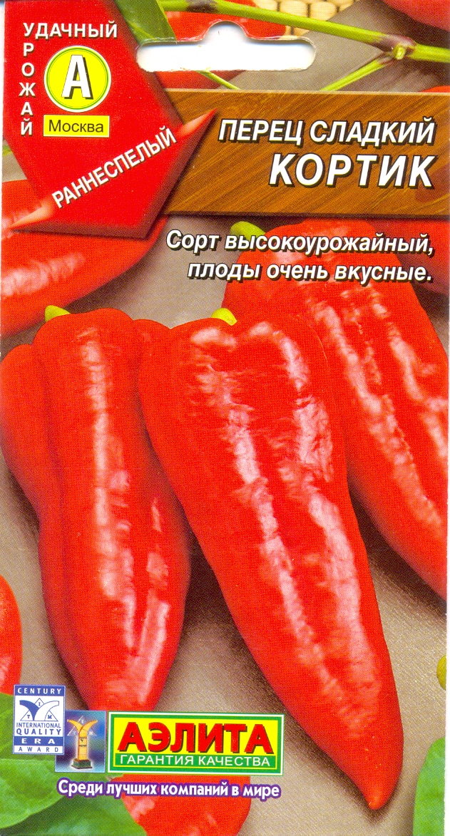 

Семена перец сладкий Аэлита Кортик 100918 1 уп.
