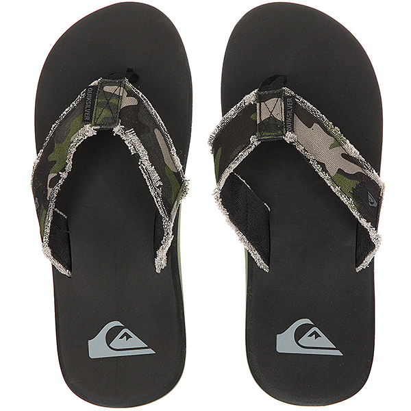 фото Вьетнамки мужские quiksilver monkey abyss aqyl100047 зеленые 13 us