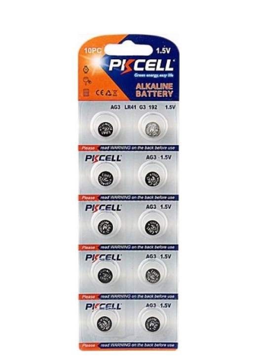 

Батарейка PKCELL AG3-10B 10шт