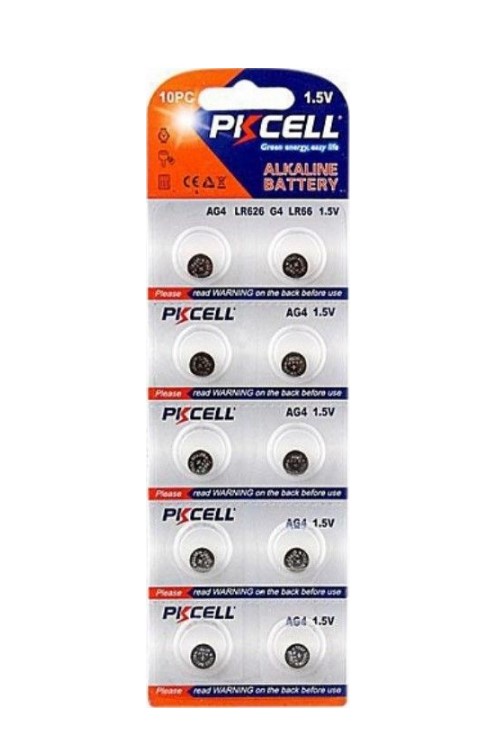 

Батарейка PKCELL AG4-10B 10шт
