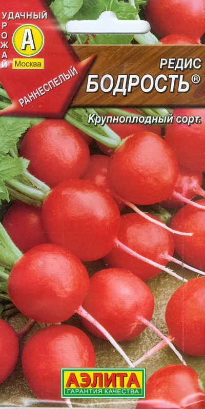 

Семена редис Аэлита Бодрость 1 уп.