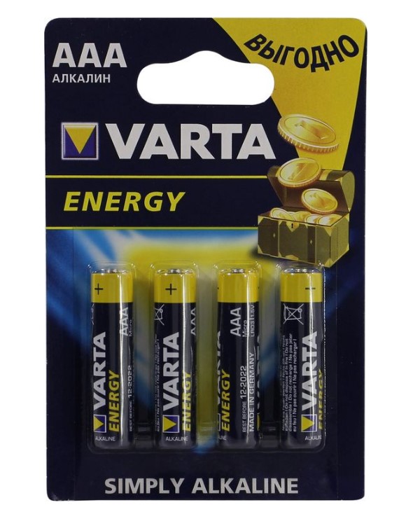 

Батарейка VARTA ENERGY 4103 1.5V 4 шт