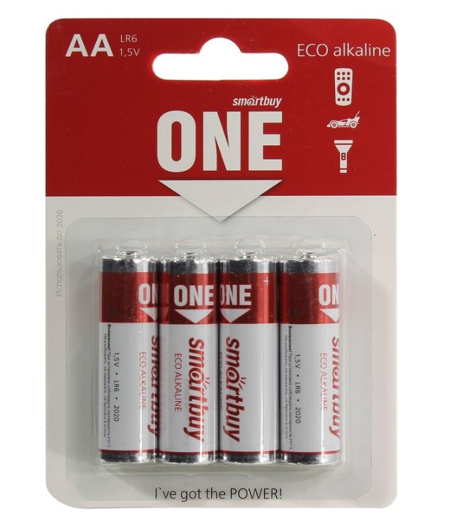 

Батарейка Smartbuy SOBA-2A04B-Eco 1.5V 4 шт