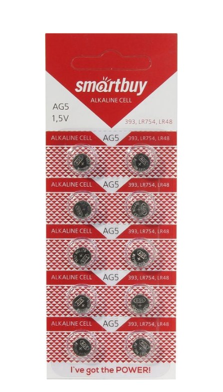 Батарейка Smartbuy SBBB-AG5-10B 1.5V 10 шт