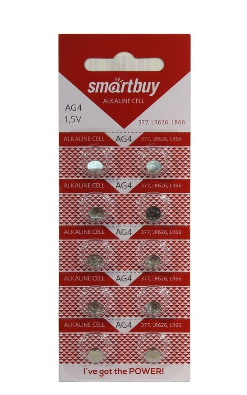 фото Батарейка smartbuy sbbb-ag4-10b 1.5v 10 шт