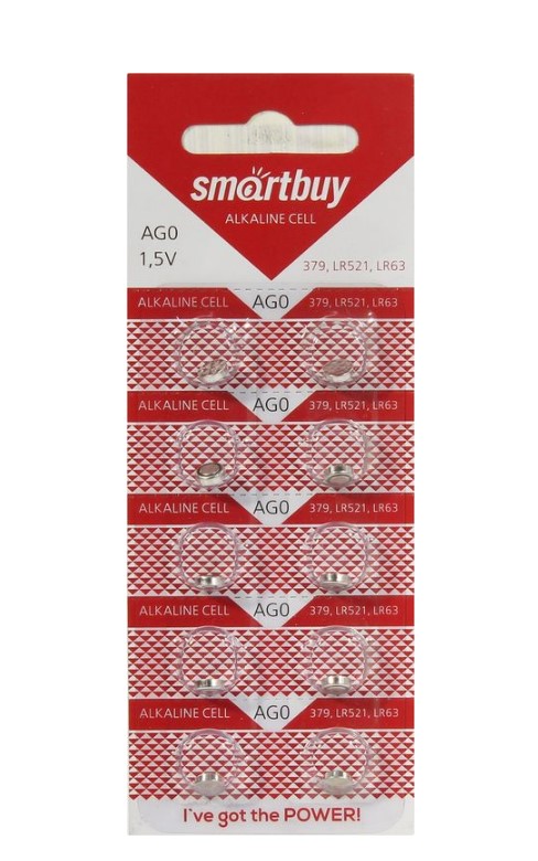 

Батарейка Smartbuy SBBB-AG0-10B 1.5V 10 шт