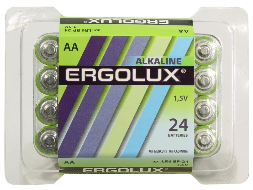 

Батарейка Ergolux LR6 BP-24 24 шт