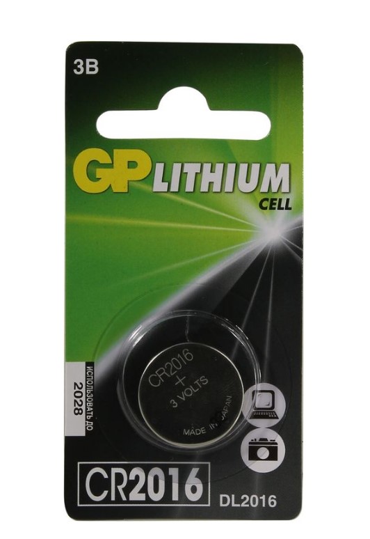 фото Батарейка gp lithium cell cr2016 3v 1 шт