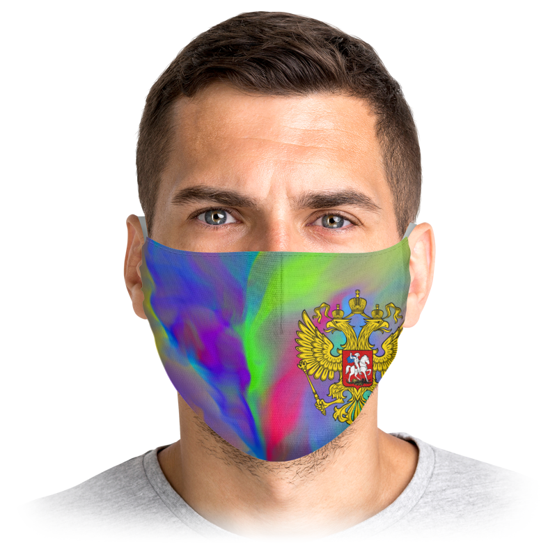 

Многоразовая маска Printio Россия разноцветная L, Россия