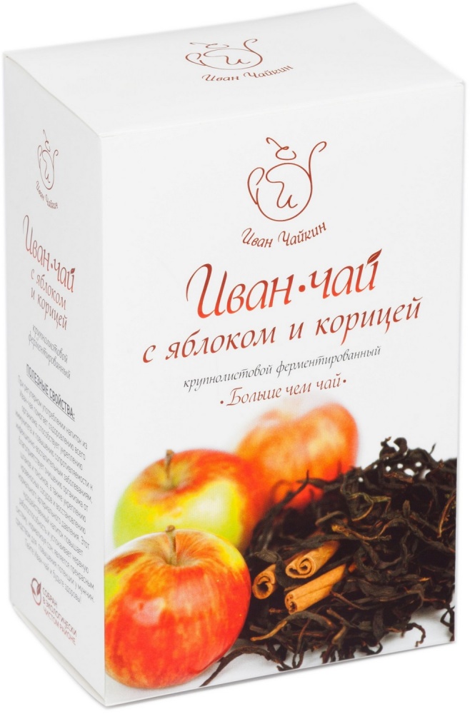 

Чай Иван Чайкин "Иван-чай с яблоком и корицей", крупнолистовой, 50 гр