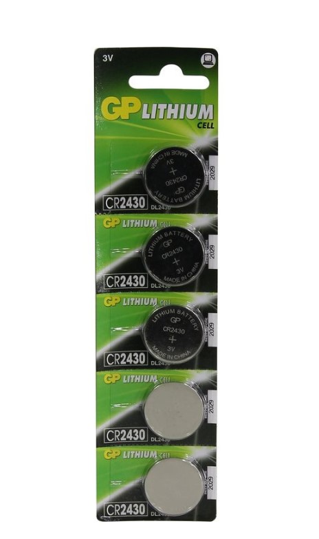 

Батарейка GP Lithium CR2430-5 3V 5 шт