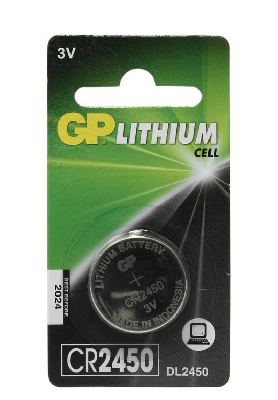 

Батарейка GP Lithium Cell CR2450 3V 1 шт