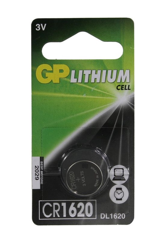 

Батарейка GP Lithium CR1620 3V 1 шт