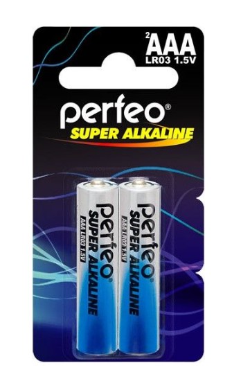 

Батарейка Perfeo LR03/2BL mini Super Alkaline 2 шт, Perfeo-1