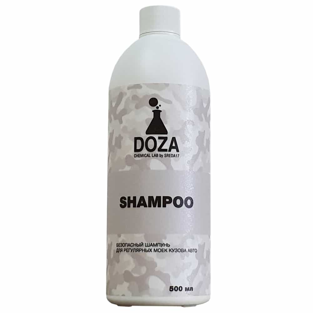 

Безопасный шампунь для мойки кузова DOZA Shampoo 500мл, SHAMPOO / 500 мл