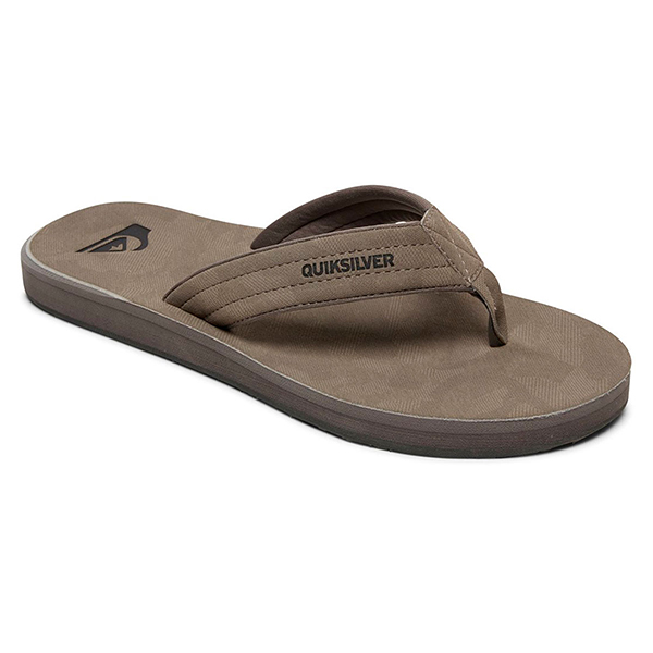 фото Вьетнамки мужские quiksilver carver nubuck aqyl100623 коричневые 7 us