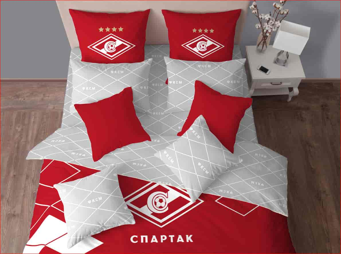 фото Spartak комплект постельного белья "спартак" фк спартак