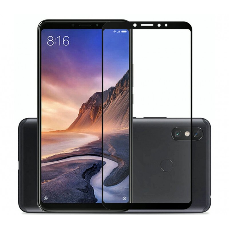 

Защитное стекло для Xiaomi Mi Max 3 (Черное), Mi Max 3