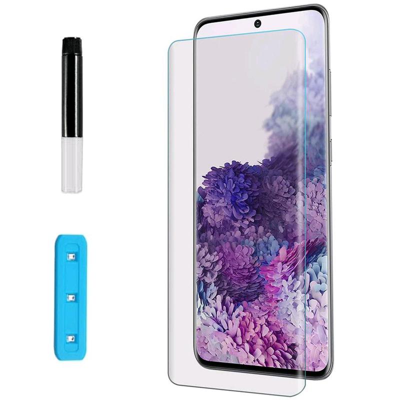 

Защитное стекло с ультрафиолетом для Samsung Galaxy S20 Plus, Galaxy S20 Plus