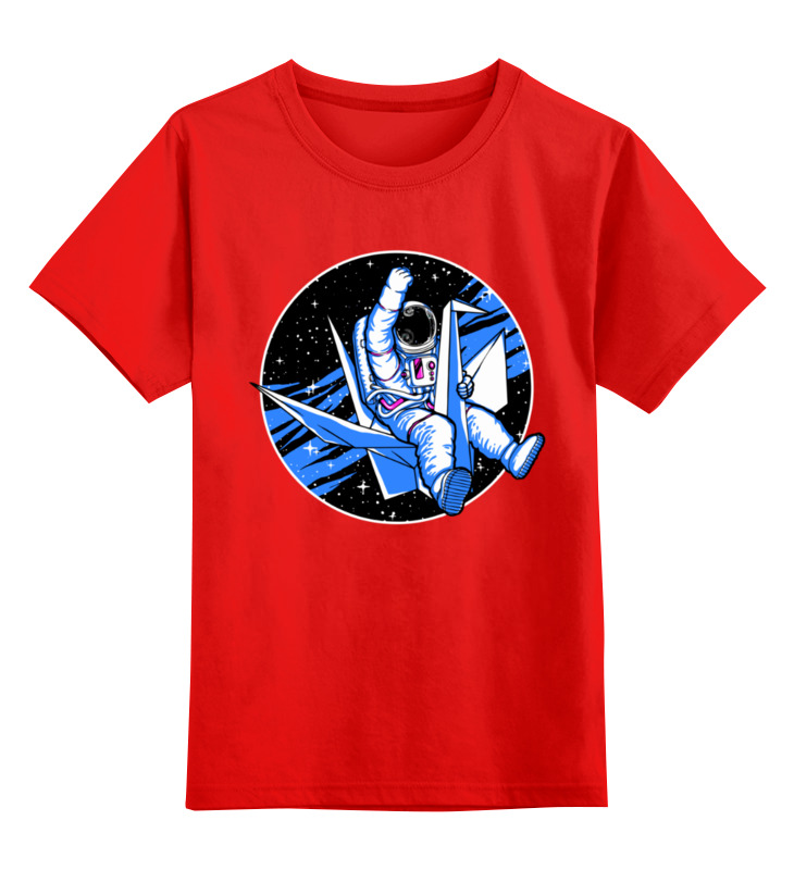 

Детская футболка Printio В космосе цв.красный р.104, 0000003420086