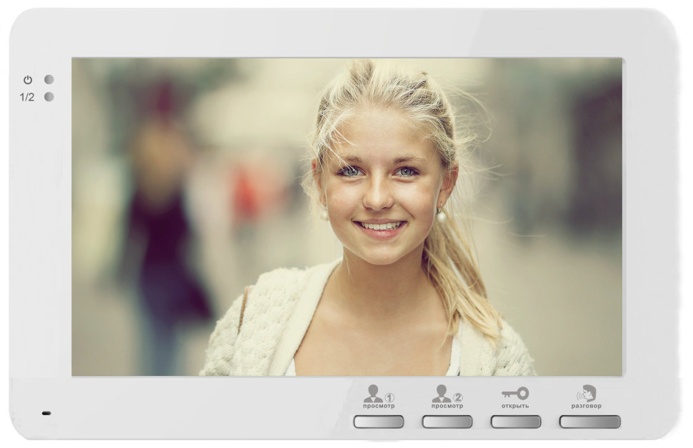 Монитор видеодомофона AltCam VDP71 White