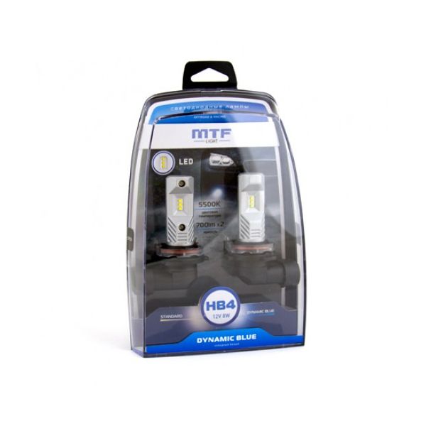 

Светодиодные автолампы MTF Light серия Dynamic blue LED HB4, 5500K MLHB4K5