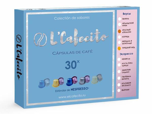 

Капсулы L'Cafecito формата Nespresso Вьетнам Далат-Миндаль в шоколаде 30 капсул