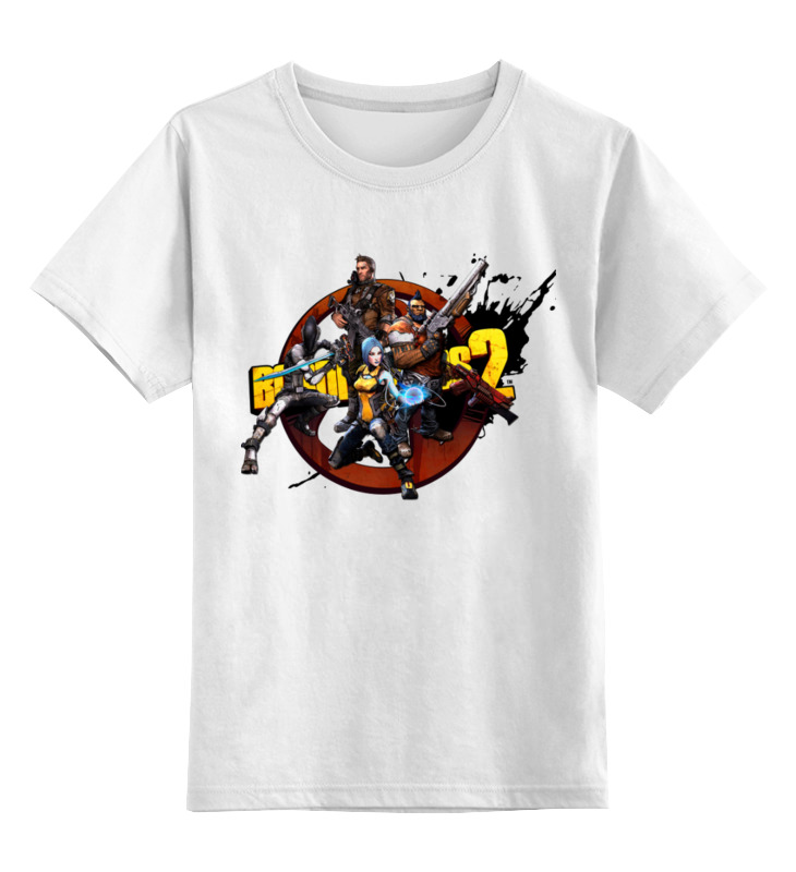 

Детская футболка Printio Borderlands цв.белый р.104, 0000003454495