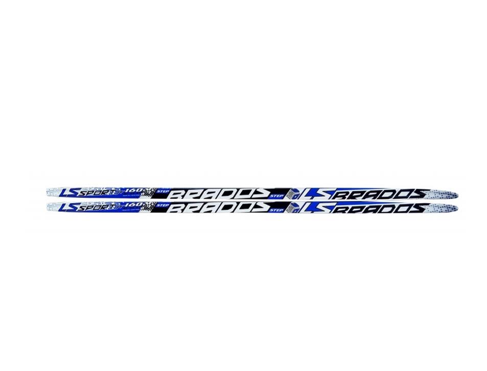 фото Беговые лыжи stc step brados ls sport 3d 2020, black/blue, 180 см