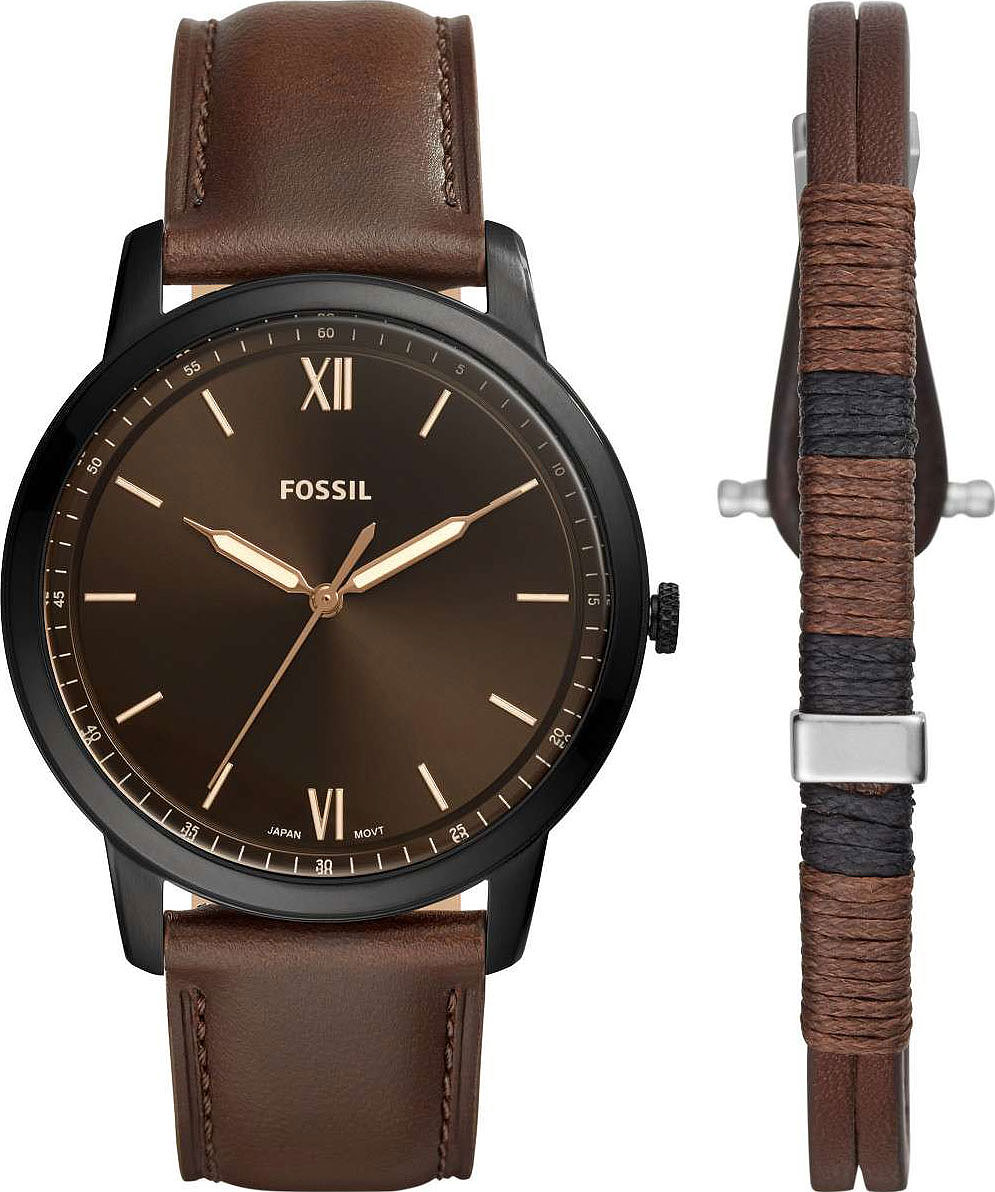 фото Наручные часы кварцевые мужские fossil fs5557set