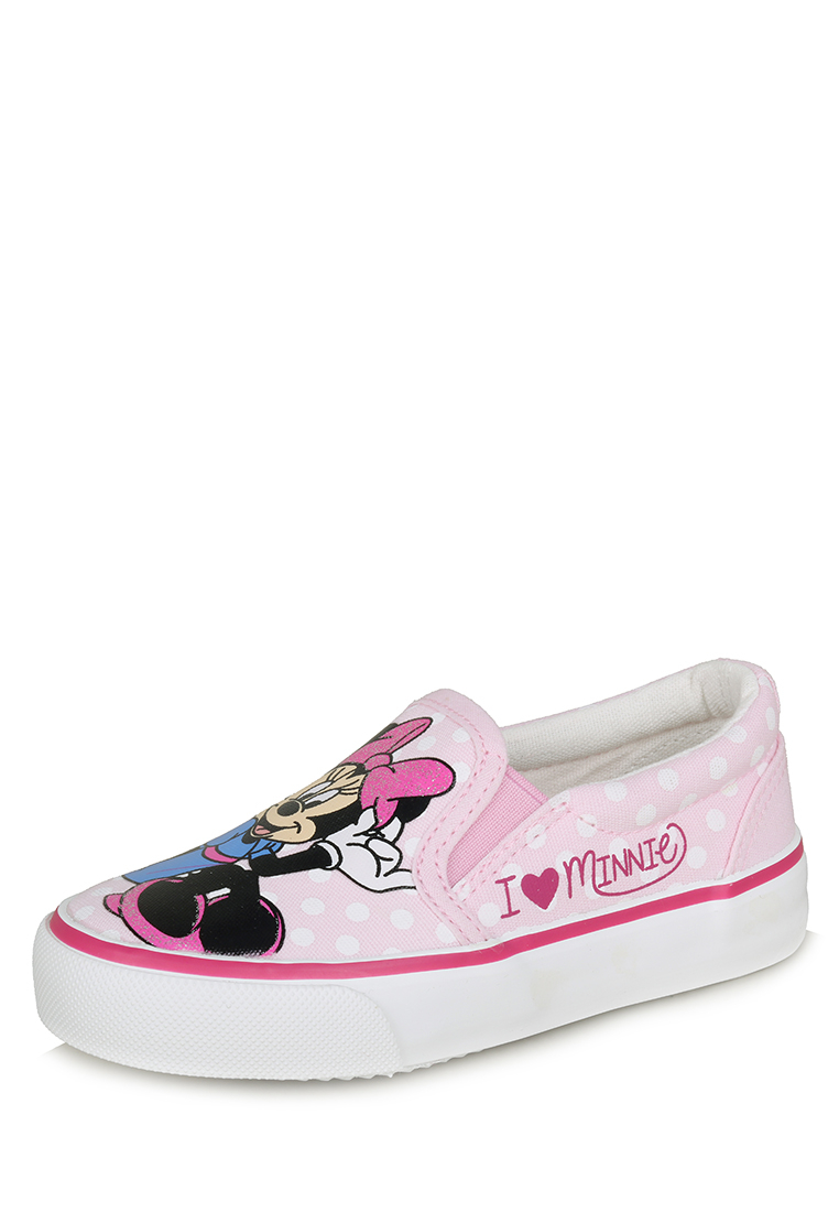 фото Слипоны детские minnie mouse, цв. розовый р.25