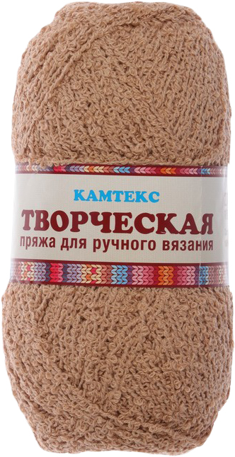 

Пряжа Камтекс "Творческая", цвет: 077 бежевый темный, 270 м, 100 грамм
