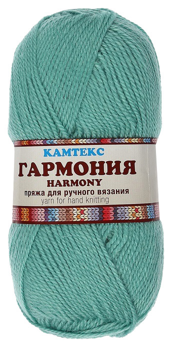 

Пряжа Камтекс "Гармония", цвет: 025 мята, 245 м, 100 грамм