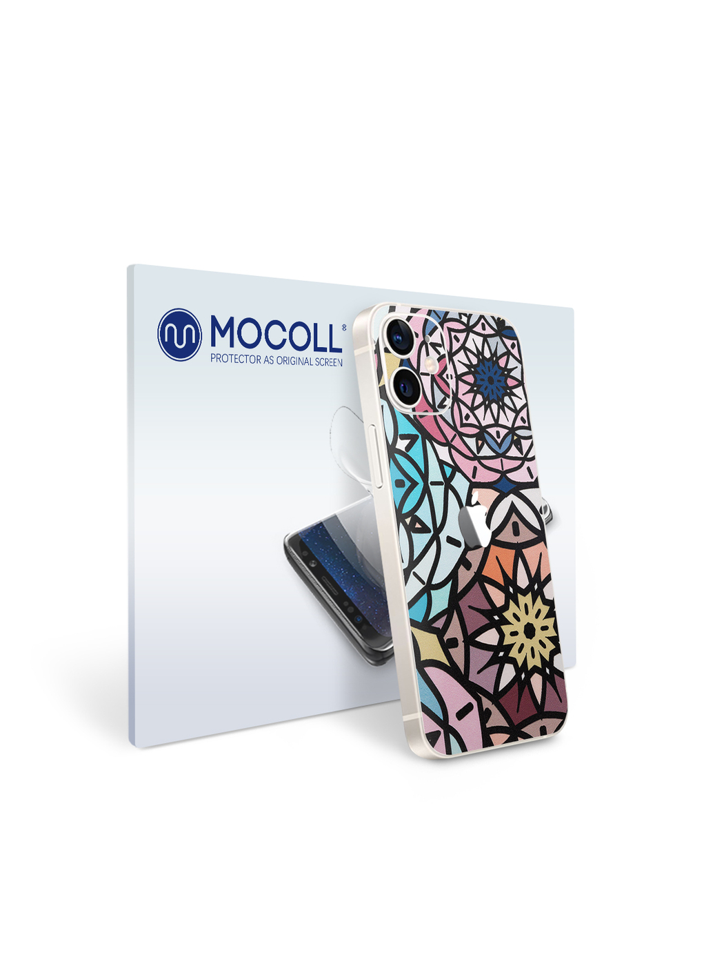 

Пленка защитная MOCOLL для задней панели Apple iPhone 12 Mini Узор Сюзане