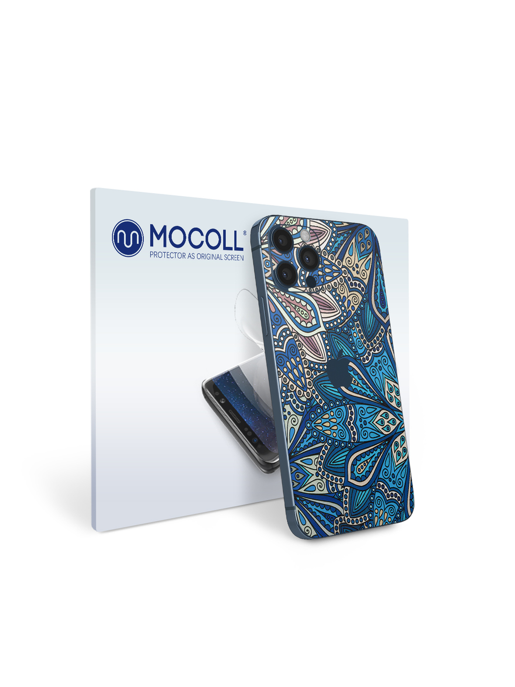 

Пленка защитная MOCOLL для задней панели Apple iPhone 12 Pro Max Узор Флораль