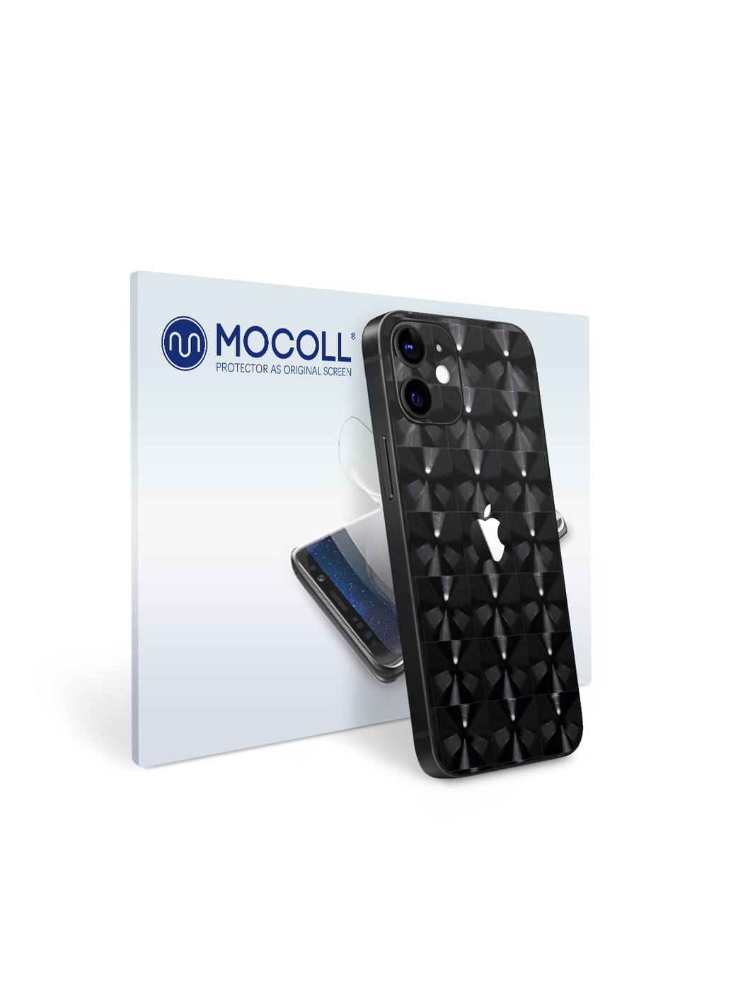 

Пленка защитная MOCOLL для задней панели Apple iPhone 12 Mini Кошачий глаз Black
