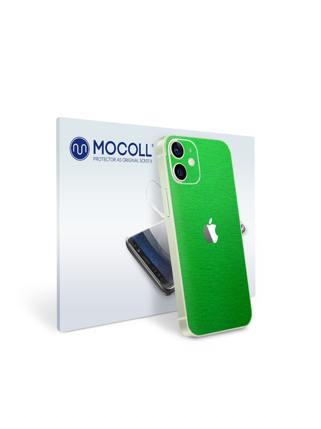 

Пленка защитная MOCOLL для задней панели Apple iPhone 12 Mini Metallic Зеленый