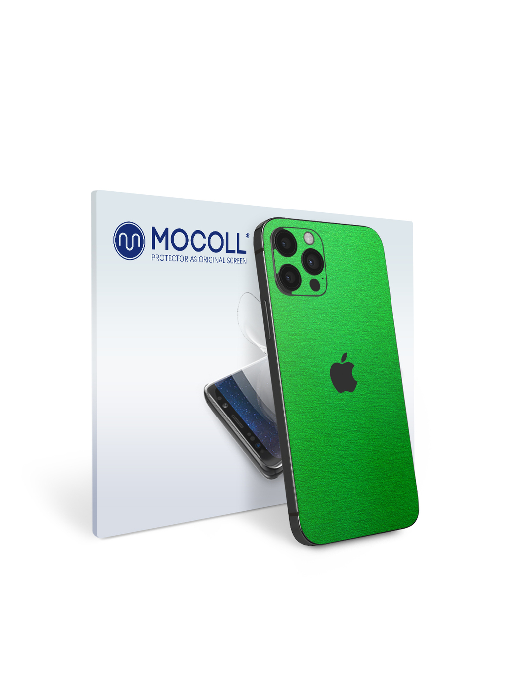

Пленка защитная MOCOLL для задней панели Apple iPhone 12 Pro Max Metallic Зеленый