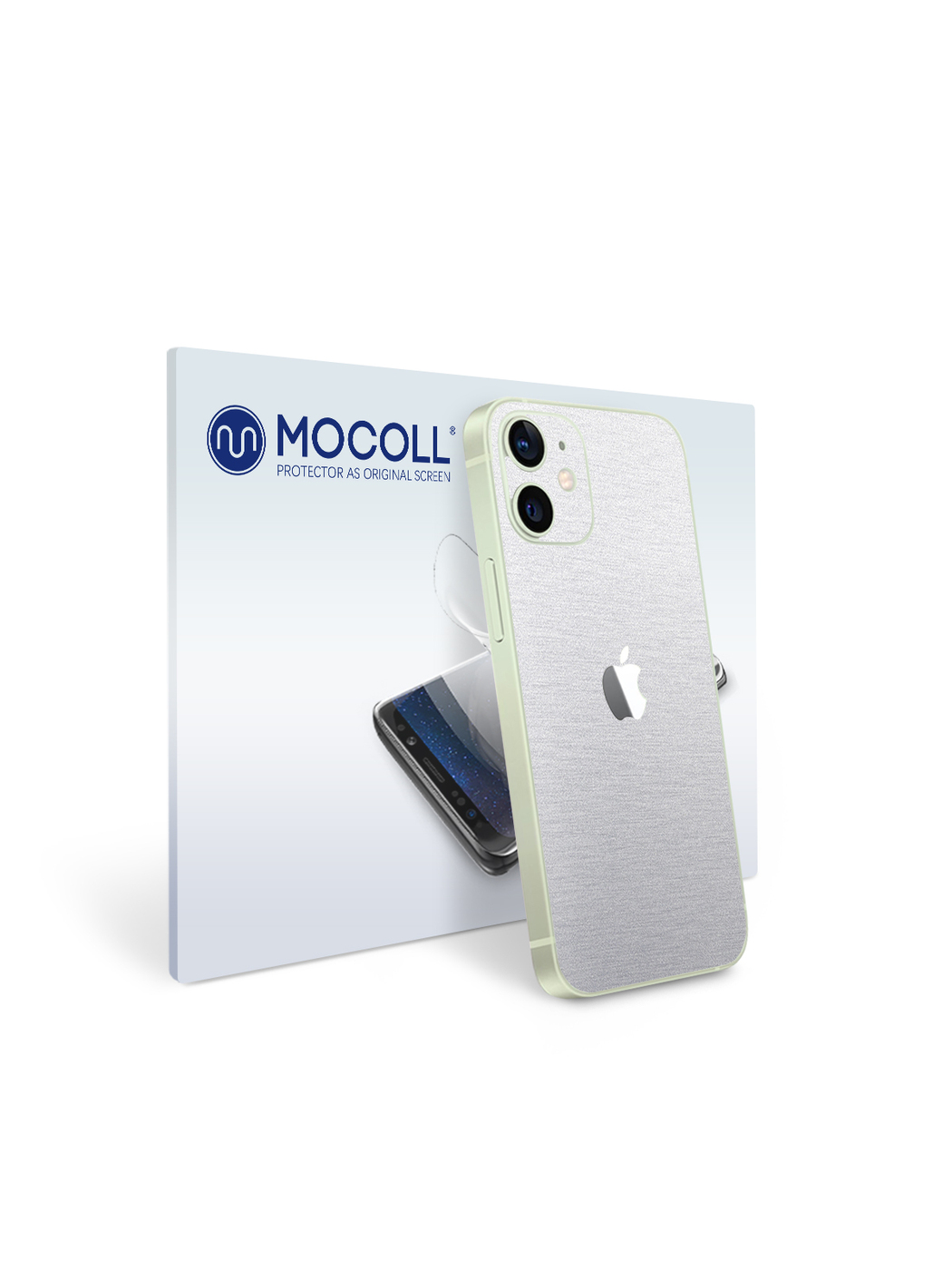 

Пленка защитная MOCOLL для задней панели Apple iPhone 12 Mini Metallic Серебристый