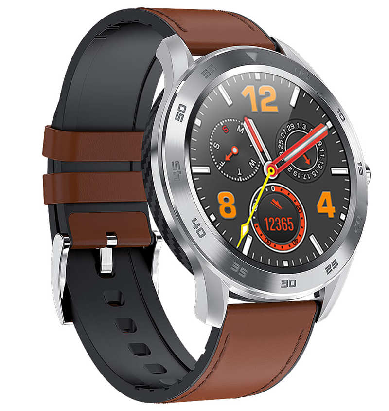 фото Смарт-часы garsline smart watch dt98 silver/brown