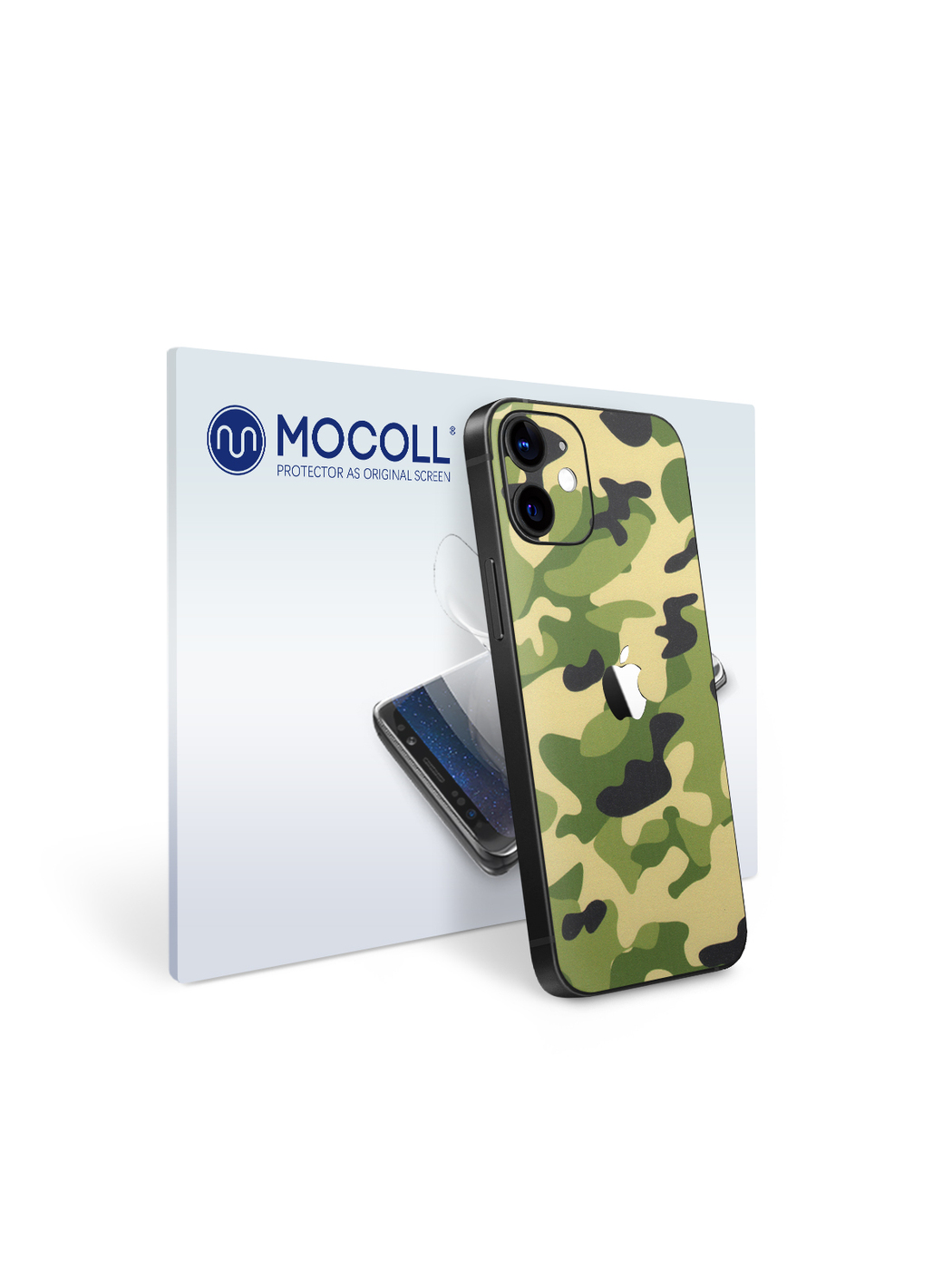 

Пленка защитная MOCOLL для задней панели (Half Cover) Apple iPhone 12 Хаки Зеленый