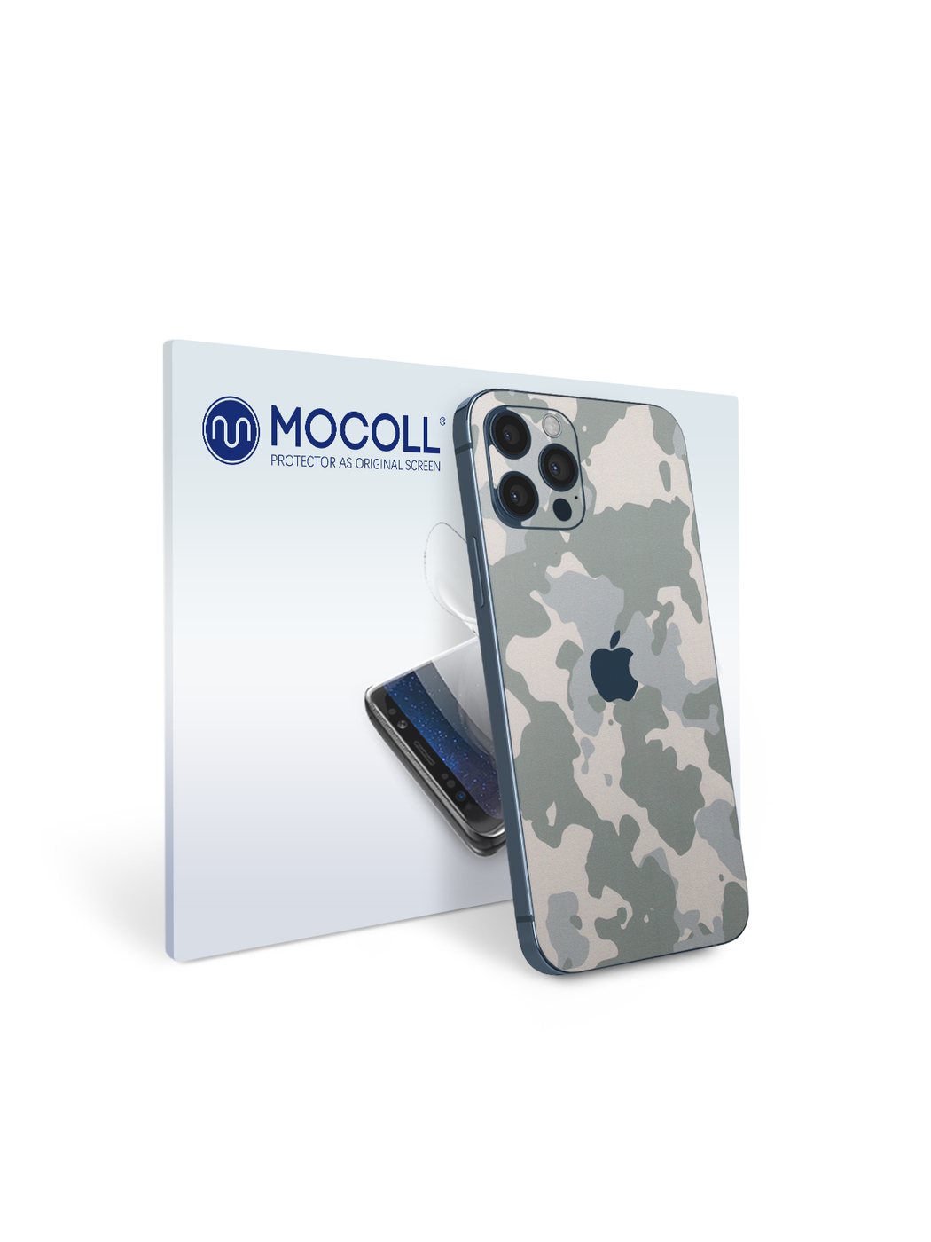 

Пленка защитная MOCOLL для задней панели (Half Cover) Apple iPhone 12 Pro Хаки Серый