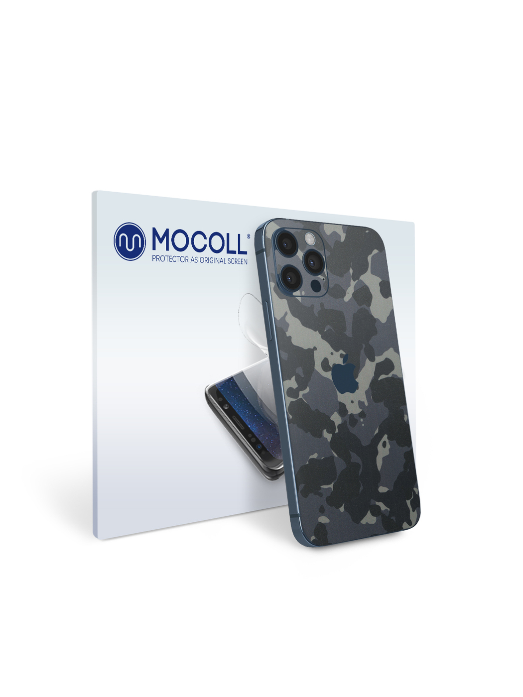 

Пленка защитная MOCOLL для задней панели (Half Cover) Apple iPhone 12 Pro Max Хаки Черный