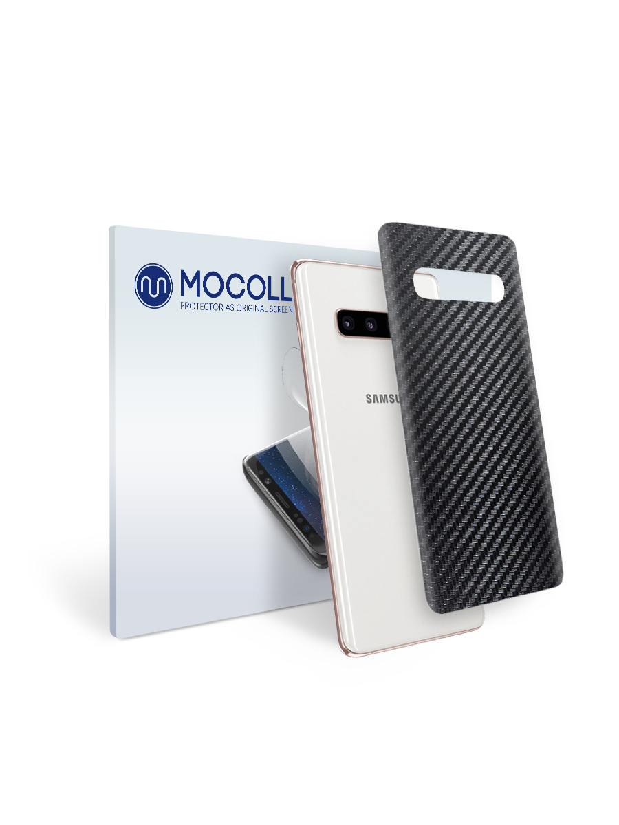 

Пленка защитная MOCOLL для задней панели Samsung GALAXY S10 5G Карбон Черный
